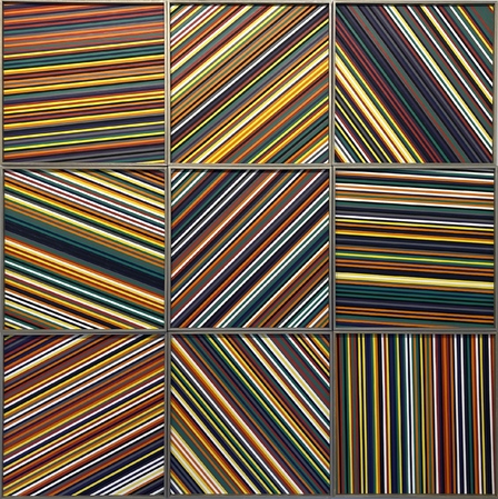 Bernhard Sandfort Neun Felder, Neun Farben (9-tlg.)