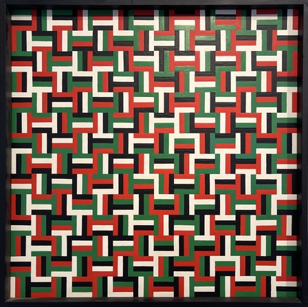 Bernhard Sandfort Zufallsgeflecht aus vier Farben