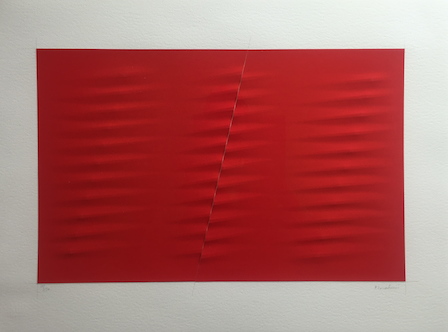 Agostino Bonalumi Untitled (rosso)