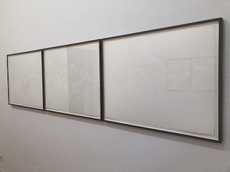 Andreas Kocks Triptychon (#509_1, #509_2, #509_3), framed