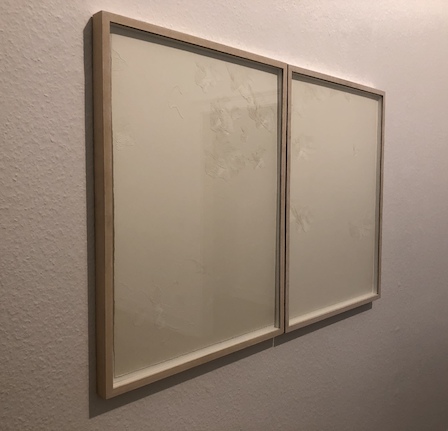 Andreas Kocks Diptychon (#511_1, #511_2), framed