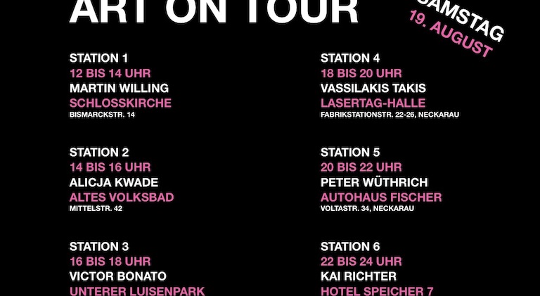 ART ON TOUR, Martin Willing, Victor Bonato, Peter Wüthrich, Kai Richter